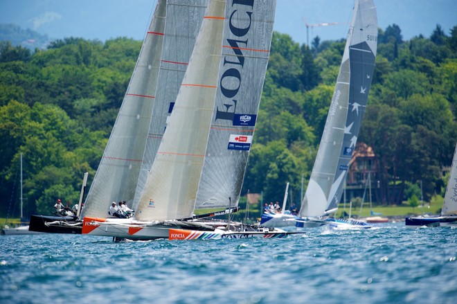 Foncia - Fourth stop of the Vulcain Trophy 2011 on the D35 catamaran with the Sogeti Cup (Photo By Chris Schmid / Eyemage Media, all right reserved). - Vulcain Trophy D35, Sogeti Cup, June 13th 2011 © Chris Schmid/ Eyemage Media (copyright) http://www.eyemage.ch